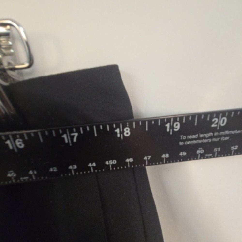 Andrew Fezza Dress Pants Mens 36x34 Black Ink Pleated Classic Fit Rayon Blend - Picture 14 of 16